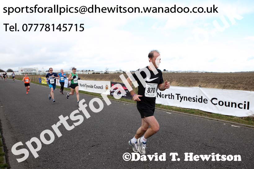 North Tyneside 10k Road Race, Whitley Bay. Photo: David T. Hewitson/Sports for All Pics